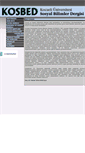 Mobile Screenshot of kosbed.kocaeli.edu.tr