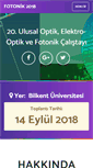 Mobile Screenshot of fotonik.kocaeli.edu.tr