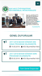 Mobile Screenshot of biyomedikal.kocaeli.edu.tr